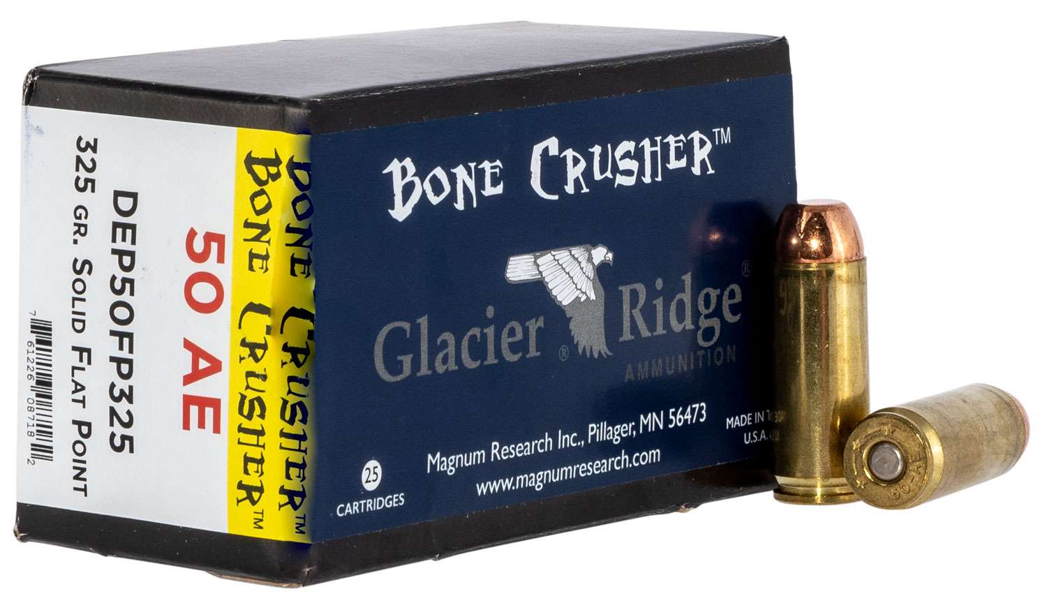 MR AMMO 50AE 325GR FLAT PT BONECRUSHER - Sale